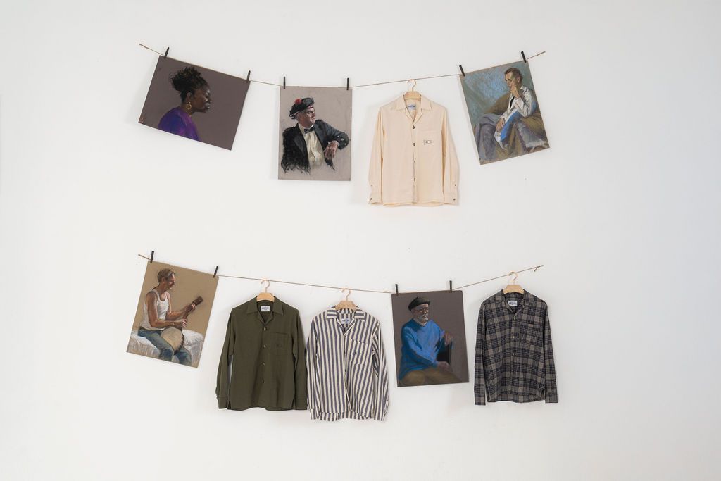 Navy Plaid Linen Shirt