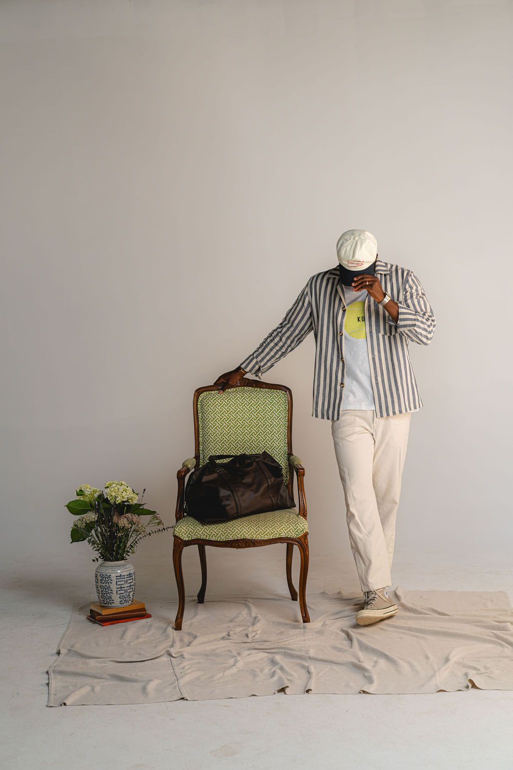 Blue Nautical Stripe Shirt