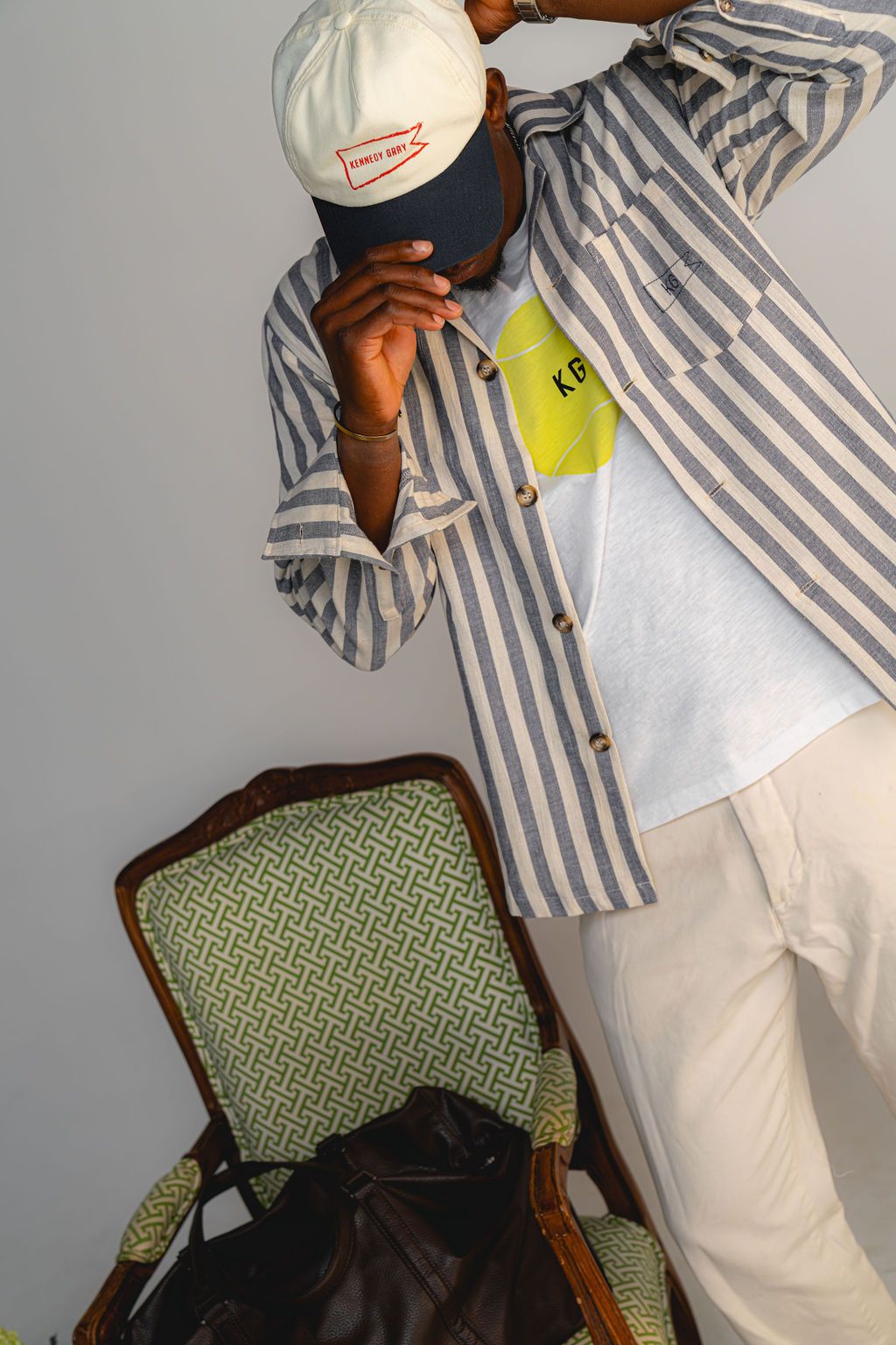 Blue Nautical Stripe Shirt