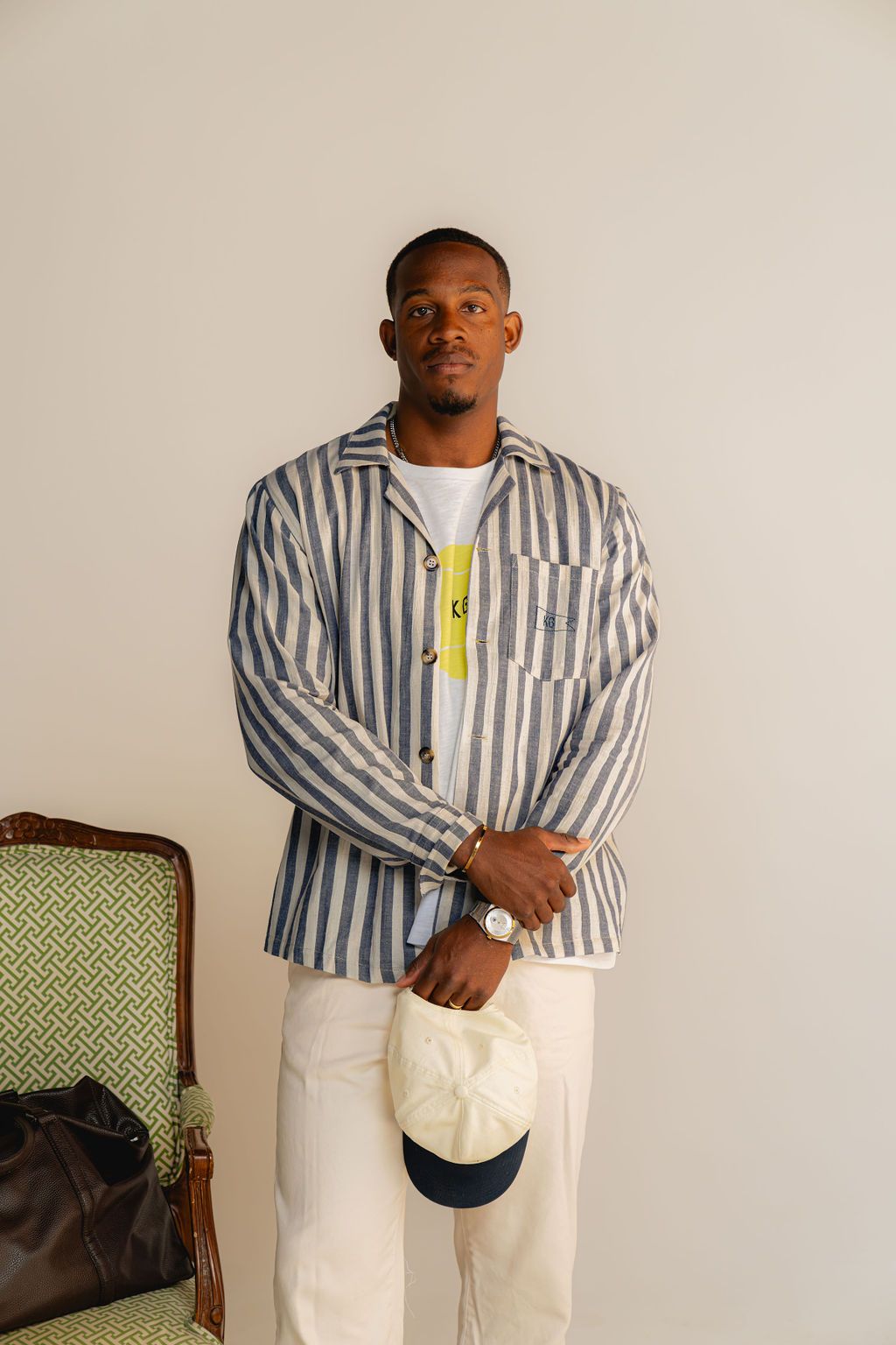 Blue Nautical Stripe Shirt
