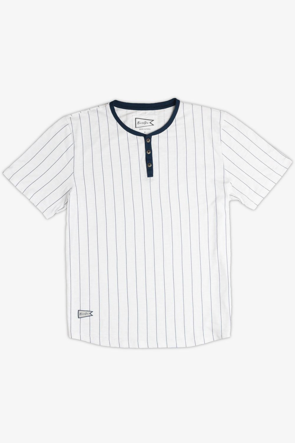 Pinstripe Henley Tee