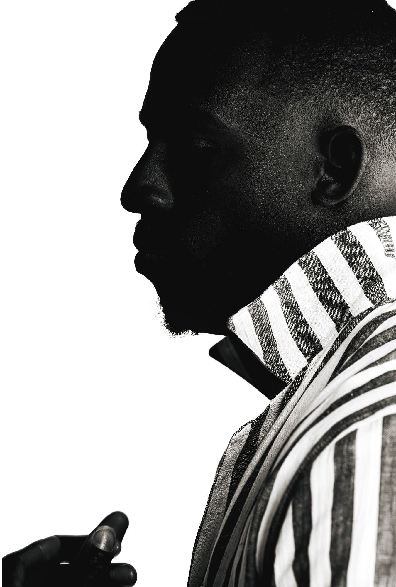 Brown Nautical Stripe Shirt