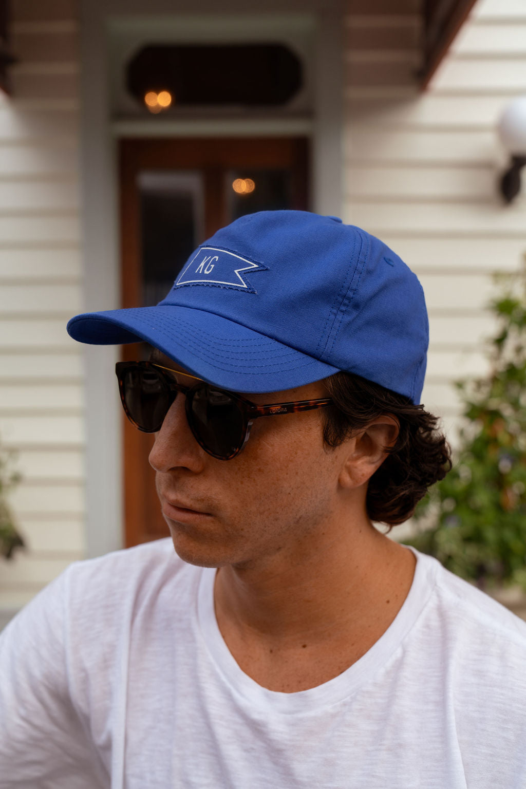 Royal blue burgee hat