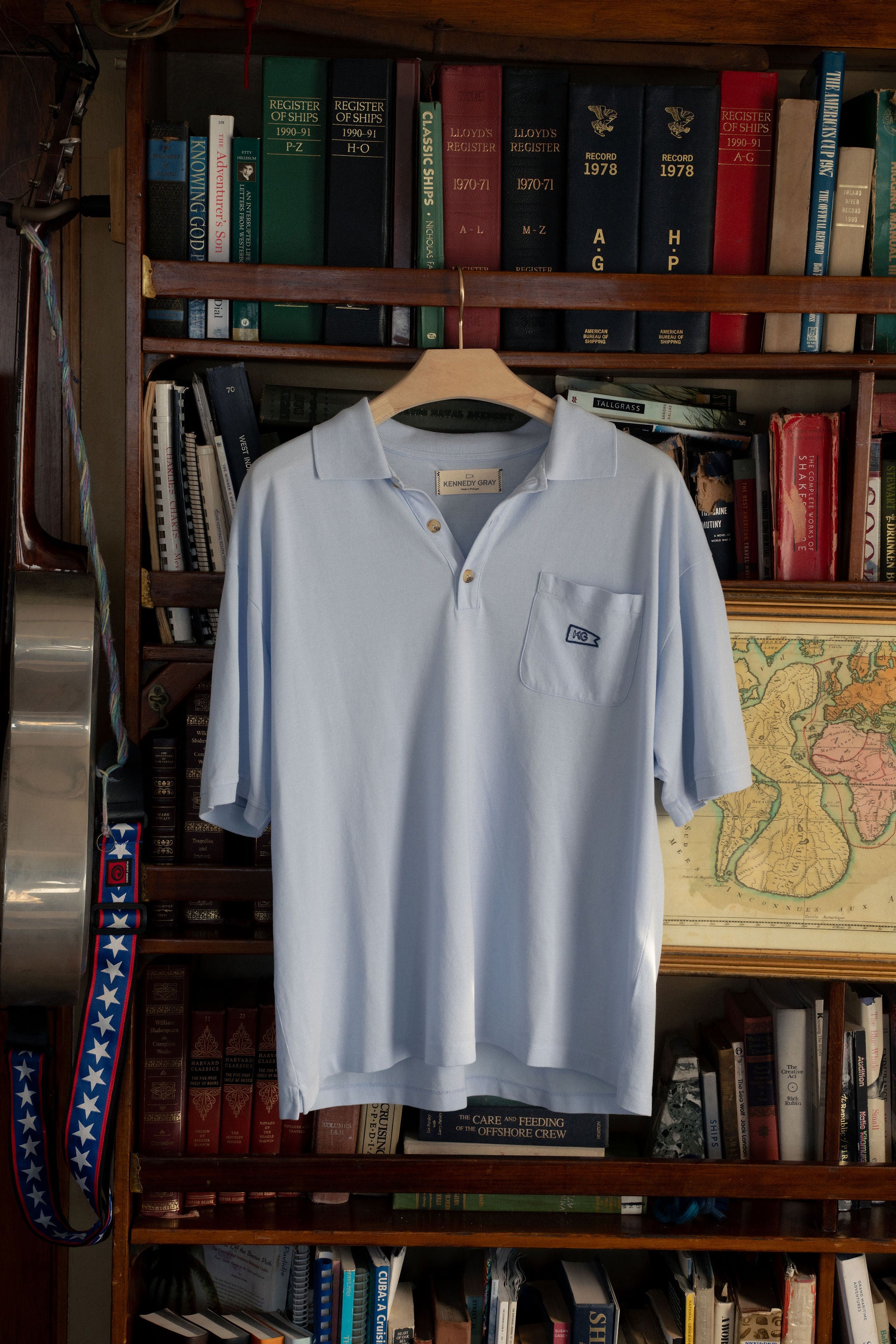 Light Blue Pique Polo