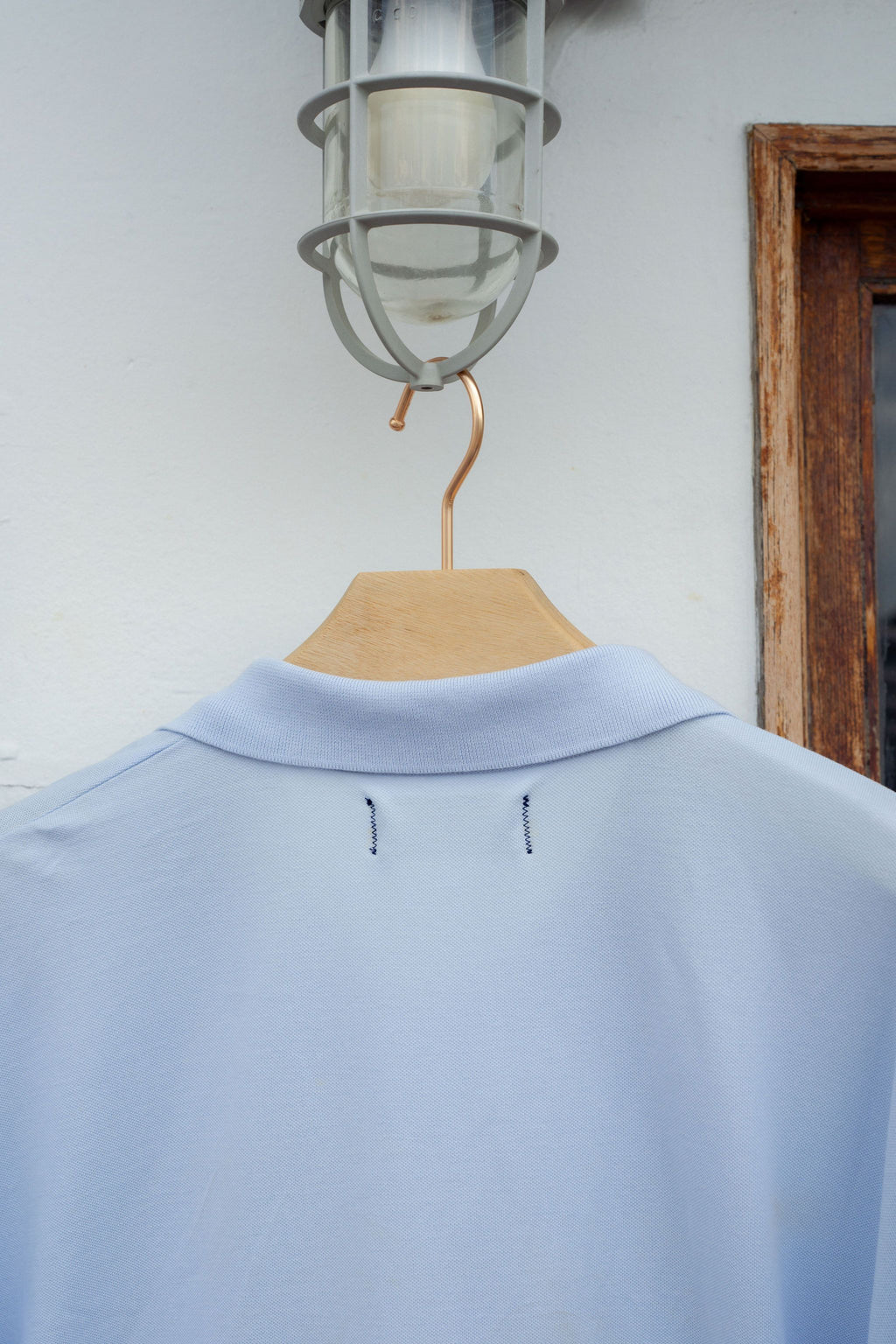 Light Blue Pique Polo
