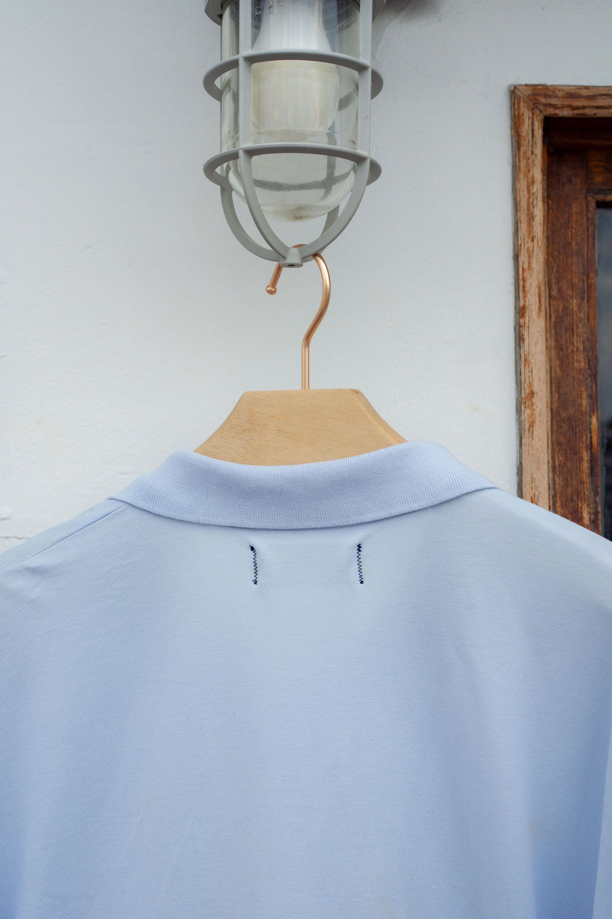 Light Blue Pique Polo