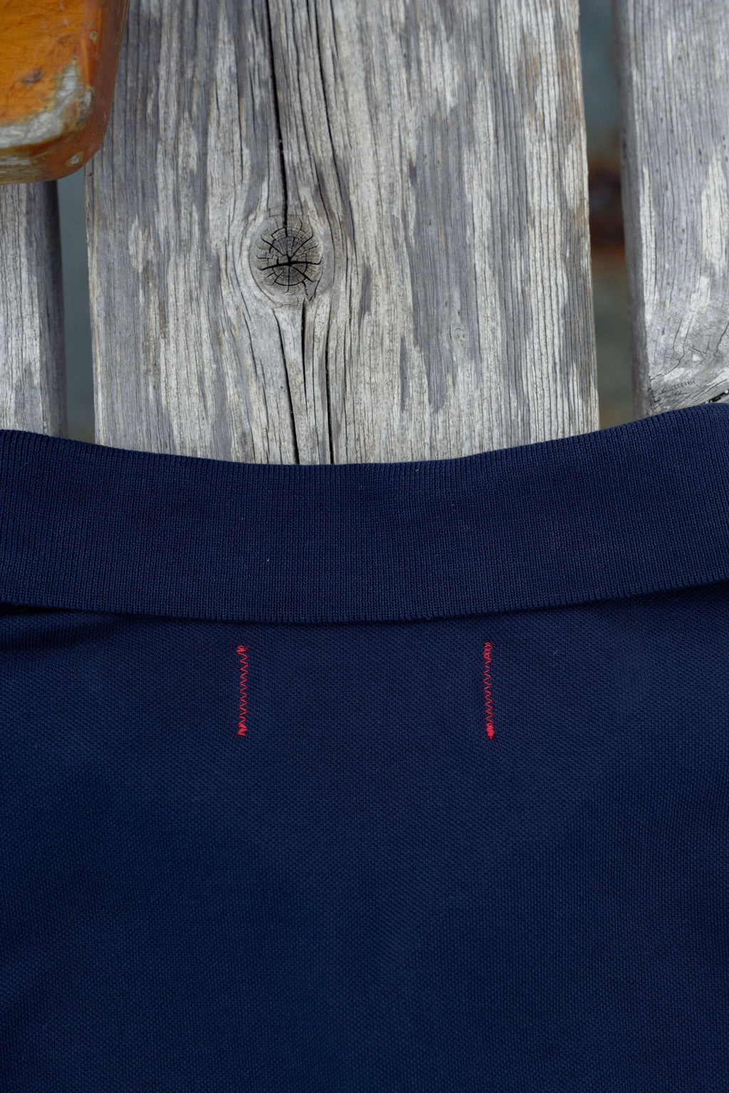 Navy Pique Polo