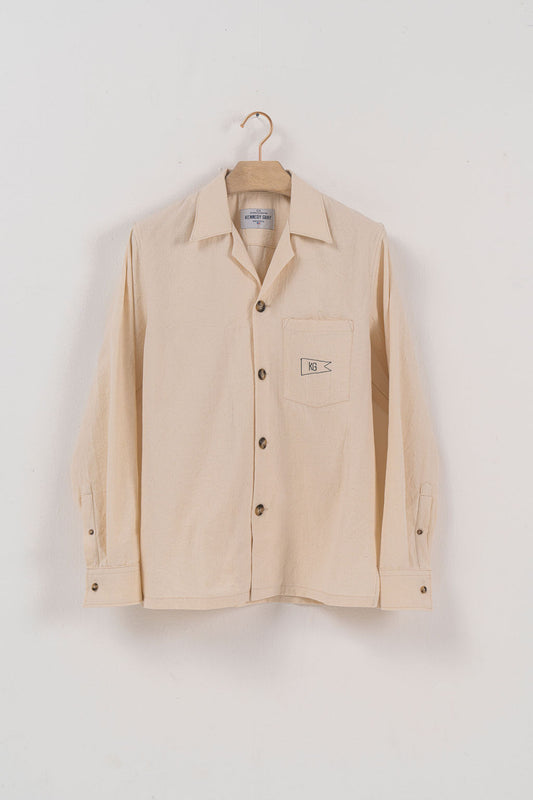 Cream Canvas Shirt