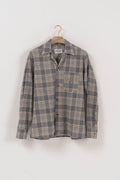 Light Plaid Linen Shirt