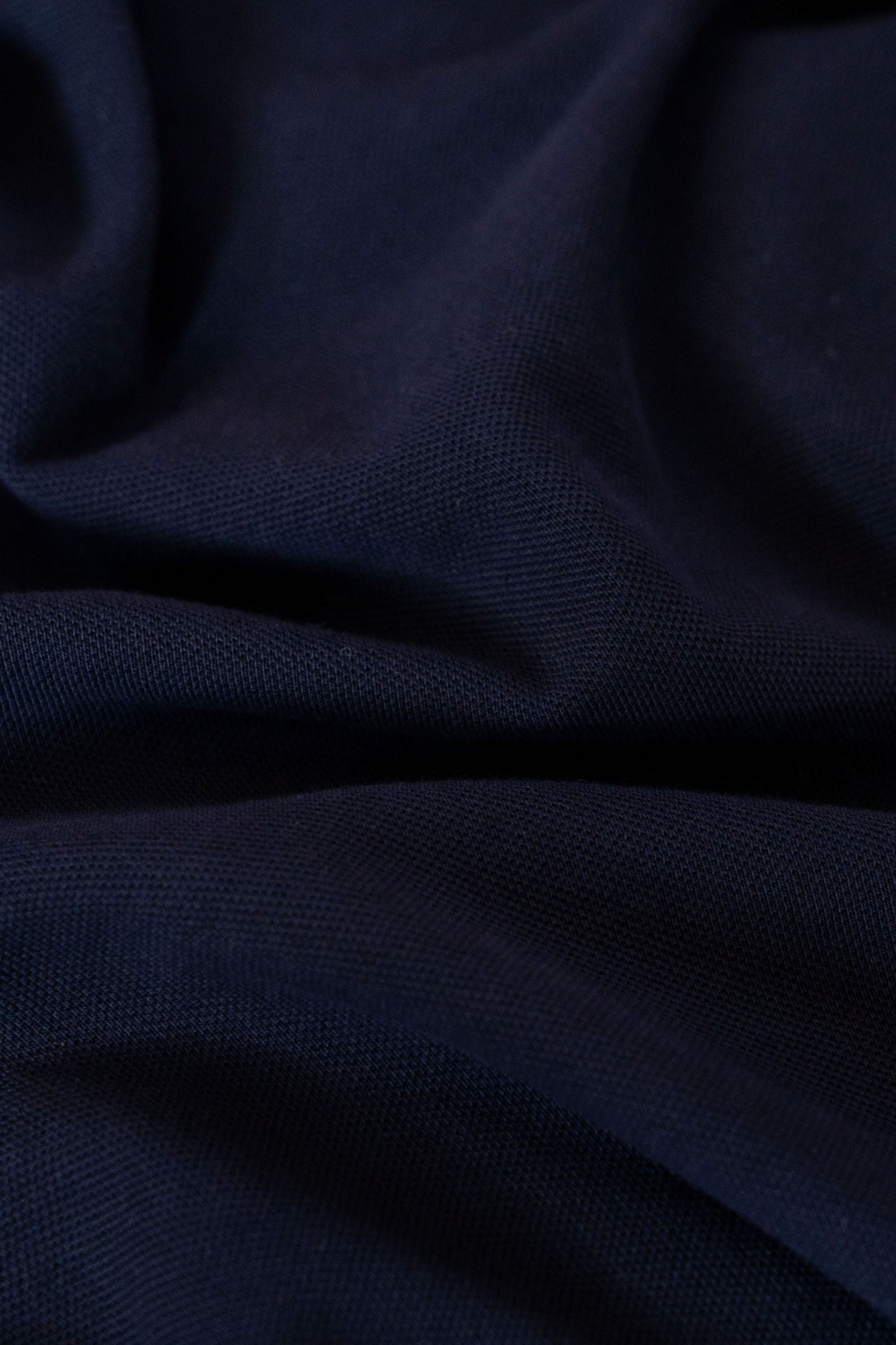Navy Pique Polo