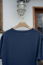 Faded Navy Henley Tee