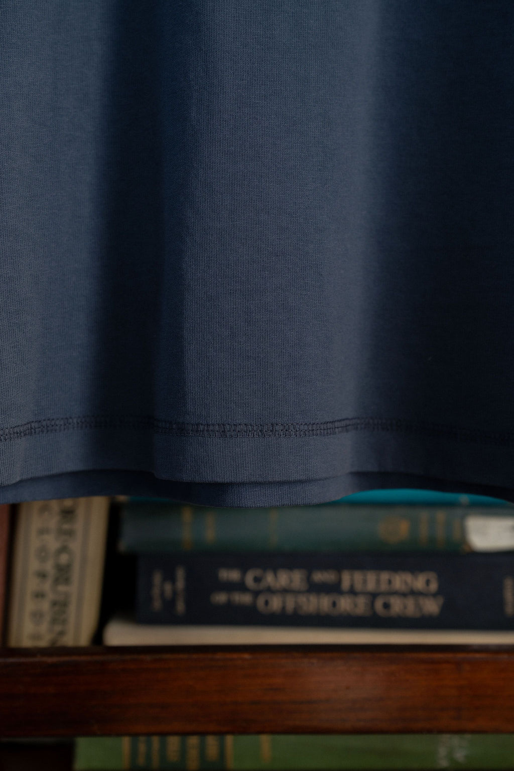 Faded Navy Henley Tee