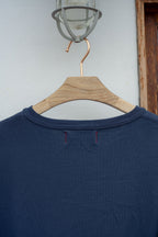 Faded Navy Henley Tee