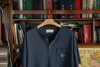 Faded Navy Henley Tee