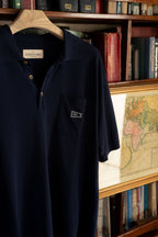 Navy Pique Polo