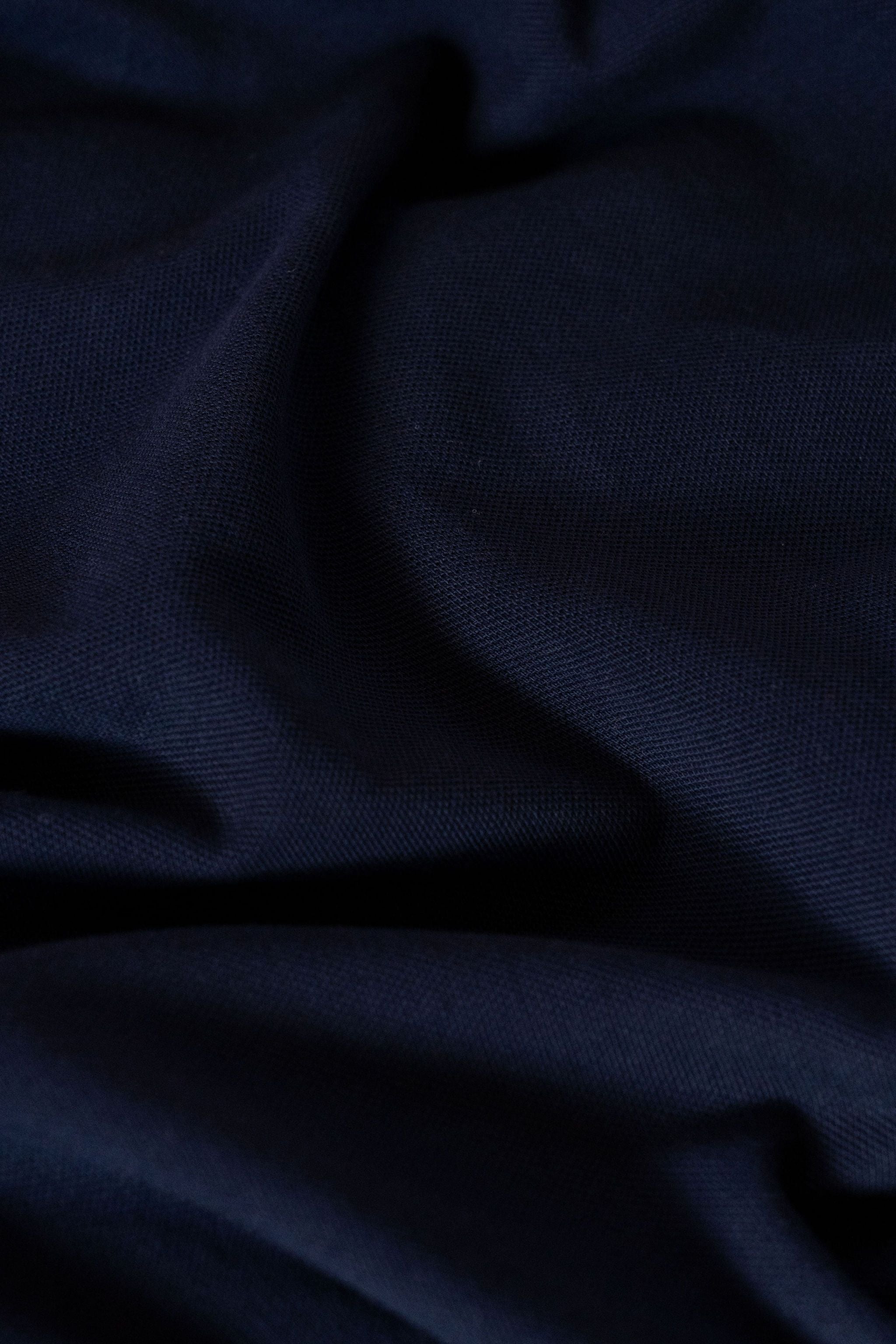Navy Pique Polo