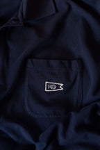 Navy Pique Polo