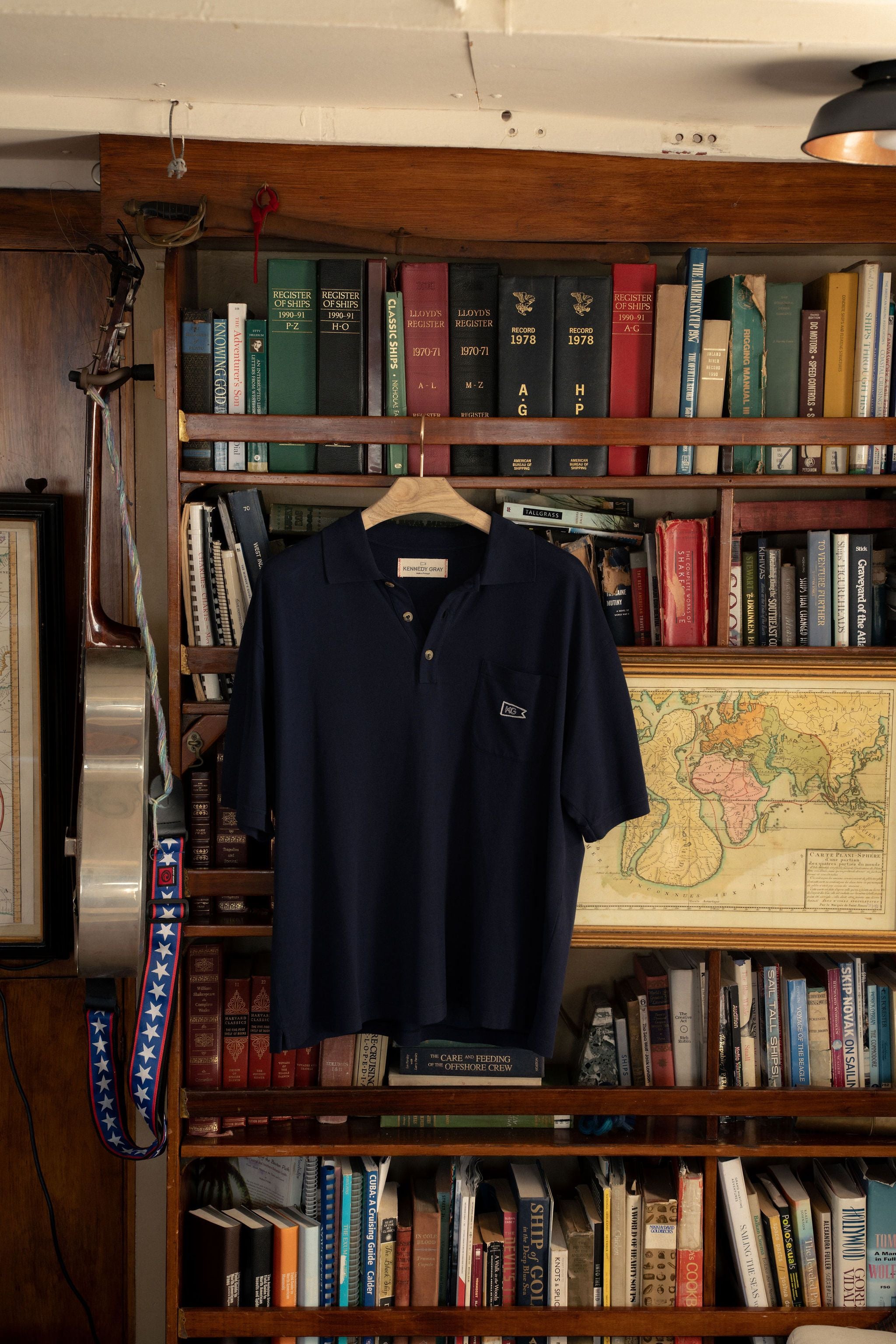 Navy Pique Polo