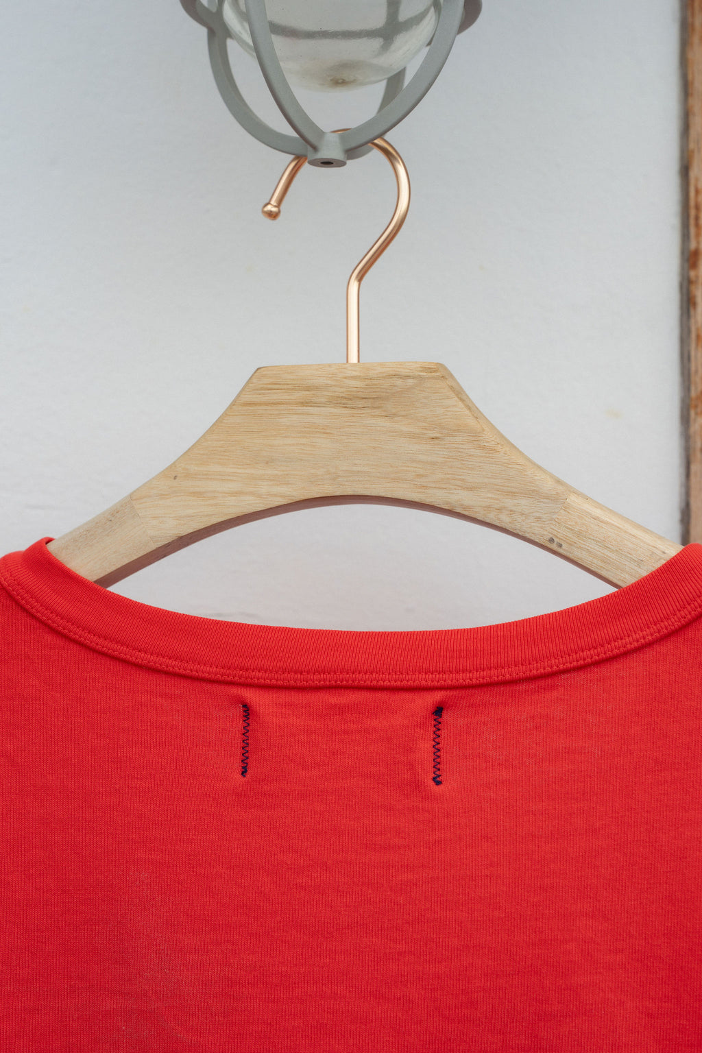 Red Henley Tee