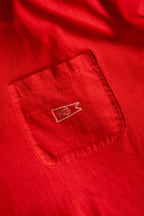 Red Henley Tee
