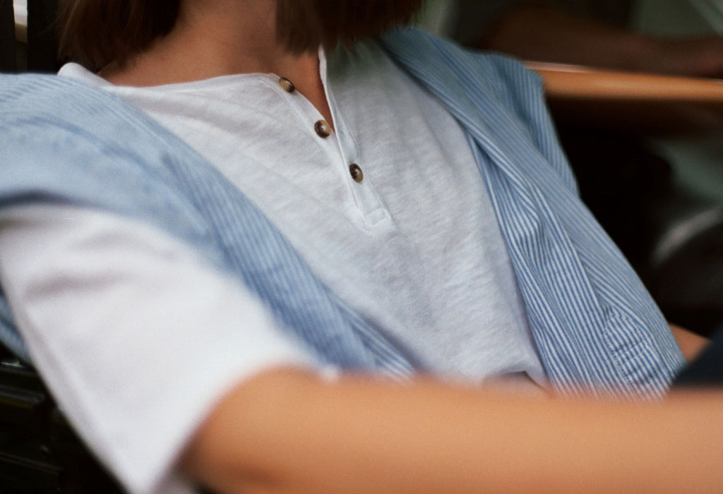 Slub Cotton Henley Tee