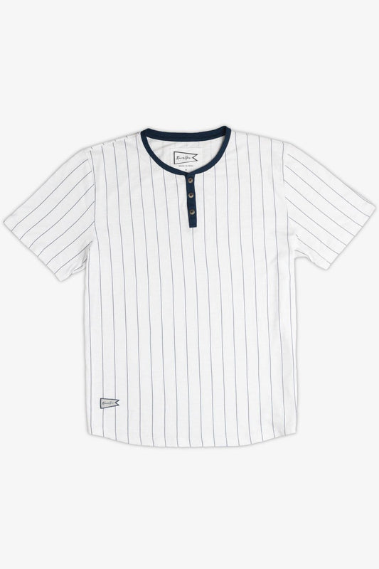 Pinstripe Henley Tee